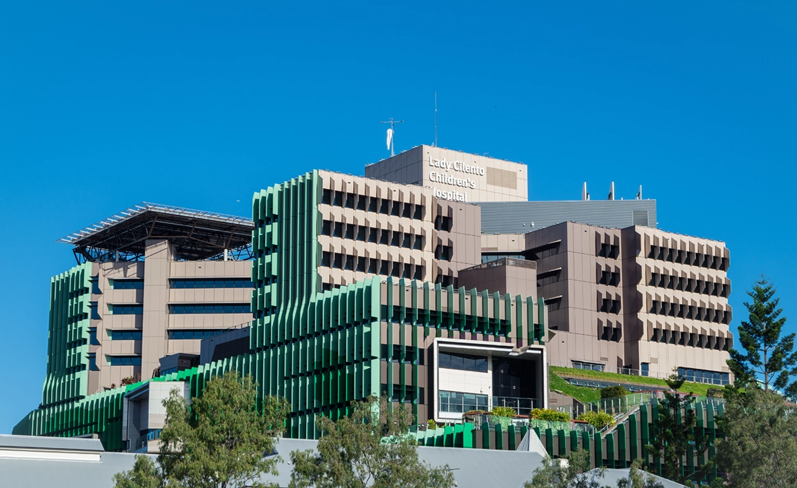 Exterior of the Queensland children's hospital