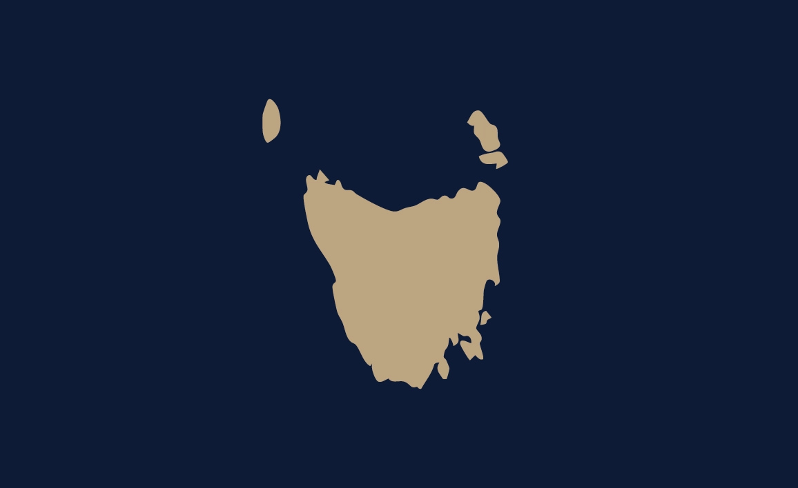 Graphic image of Tasmania