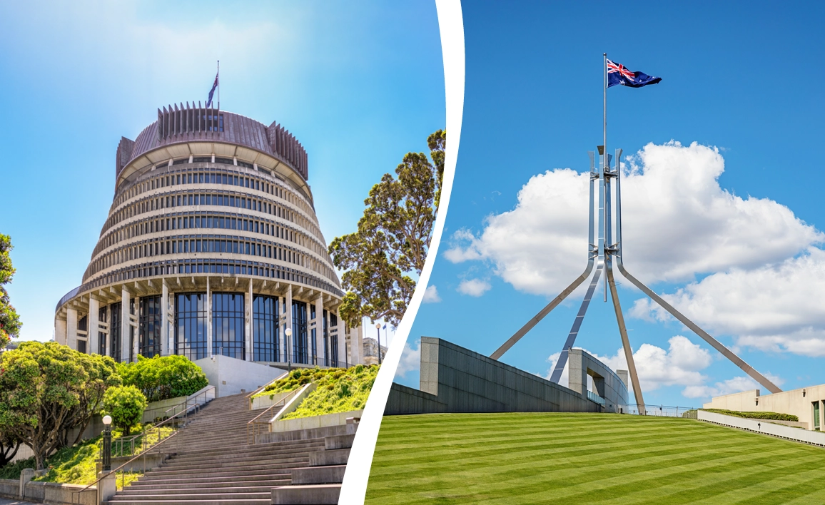 Government house and parliament buildings